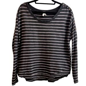 Free People We the Free striped long sleeve top
